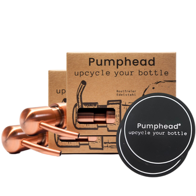 2x Pumphead Copper &amp; Anti-Slip Coasters